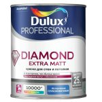 Краска для стен и потолков водно-дисперсионная Dulux Diamond Extra Matt глубокоматовая база BC 0,9 л