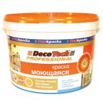 Краска интерьерная DecoTech Professional моющаяся 3 л