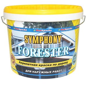 Краска фасадная по дереву Symphony Forester 00-01100270 база А 3/2,7 л