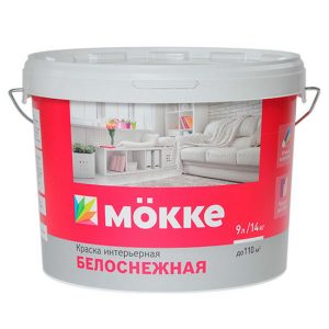Краска акриловая интерьерная Mokke 1976 14 кг