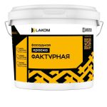 Краска фасадная акриловая Lakom крупнофактурная 1,5-2 мм 15 кг