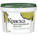 Краска акриловая VGT ВД-АК-1180 для деревьев 3 кг