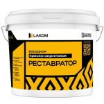 Краска акриловая фасадная Lakom Реставратор эластичная 25 кг