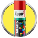 Краска аэрозольная Kudo KU-1013 универсальная желтая 520 мл