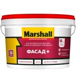 Краска фасадная Marshall Фасад+ база BC глубокоматовая 2,5 л