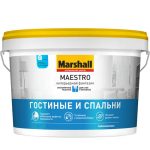 Краска для стен и потолков Marshall Maestro Интерьерная Фантазия глубокоматовая 9 л