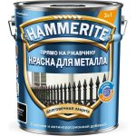 Краска для металлических поверхностей Hammerite гладкая Ral 9005 черная 5 л