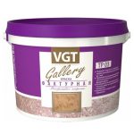 Краска фактурная VGT ТР 03 белая 9 л