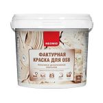 Краска фактурная для плит Osb neomid, голубой, 3.5 кг.