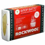 Утеплитель Rockwool Флор Баттс - 1000*600*50мм 2.40000м2 0.120000м3