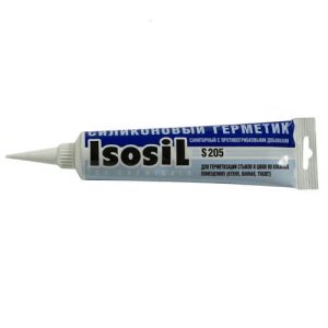 Герметик силиконовый санитарный Isosil 108-1099 S205 бесцветный 115 мл
