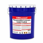 Мастика резинобитумная Bitumast, металлическое ведро, 21,5 л