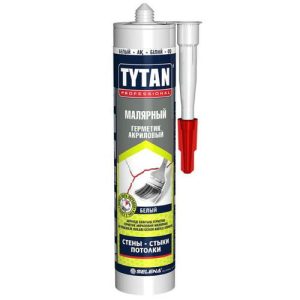 Герметик малярный акриловый Tytan Professional белый 310 мл