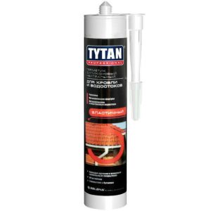 Герметик силиконовый Tytan Professional для кровли и водостоков красный 310 мл