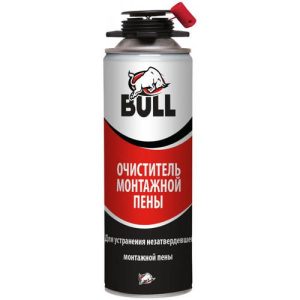Очиститель монтажной пены Bull 500 мл