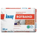 Штукатурка гипсовая универсальная Knauf Ротбанд серая 30 кг