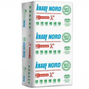 Минеральная вата Knauf Nord S33MR 100x600x1250 мм 6 шт в упаковке