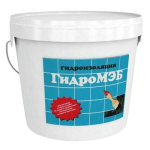 Мастика битумно-полимерная Грида ГидроМЭБ черная 5 кг