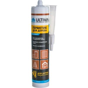 Герметик акриловый для дерева дуб Ultima, 300 гр