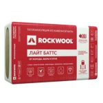 Утеплитель Rockwool Лайт Баттс - 1000*600*100мм 3.00000м2 0.300000м3