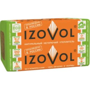 Утеплитель Izovol Л-35 от фуры 1000*600*50мм 4.80000м2 0.240000м3