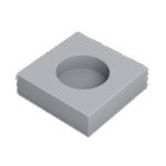 Подрозетник звукоизоляционный Soundguard S-Box 1 415029 односекционный 115х115х38 мм