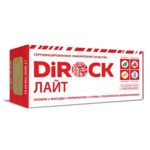 Утеплитель Dirock Лайт от фуры 1000*600*50мм 4.80000м2 0.240000м3