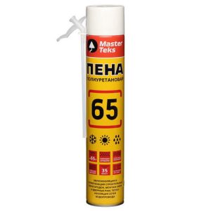 Пена монтажная MASTERTEKS 65 ALL SEASON всесезонная 750мл