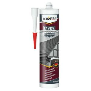 Герметик для кровли KIM TEC 310мл каучуковый прозрачный