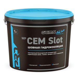 Гидроизоляция шовная Glims Pro WP CEM Slot 7 кг