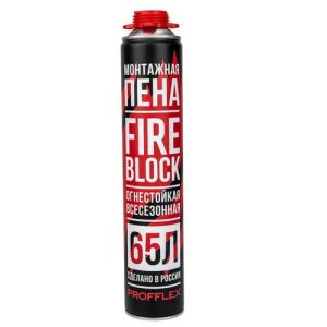 Пена монтажная противопожарная Profflex Fire Block 00225 800 мл
