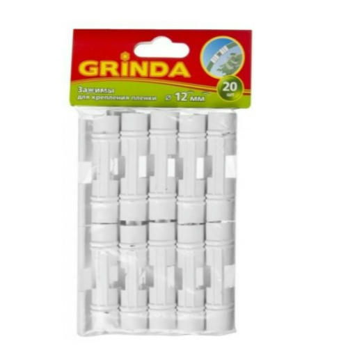 Зажим для пленки Grinda 422317-12 12 мм 20 штук — изображение 2
