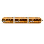 Герметик силиконовый для общестроительных работ Silmac Construction серый 590 мл