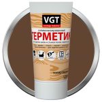 Герметик силиконизированный VGT махагон 0,16 л