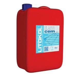Смесь гидроизоляционная цементная Litokol Elastocem B серая 8 кг