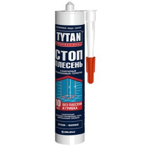 Герметик силиконовый Tytan Professional Стоп Плесень санитарный нейтральный прозрачный 280 мл