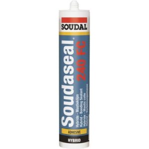 Клей-герметик быстрого отверждения Soudal Soudaseal 240 FC 101364 белый 290 мл