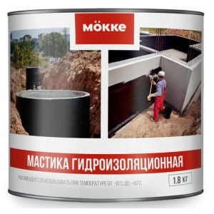Мастика гидроизоляционная Mокке 8383 1,8 кг