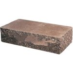 Кирпич облицовочный угловой терракотовый скол классический 225*100*65мм М250кг/см2 полнотелый Судогодский
