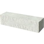 Кирпич облицовочный КЛ (американка) белый (слоновая кость) колотый 250*60*65мм М250кг/см2 полнотелый Авангард КЗ