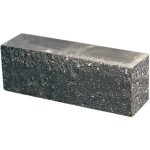 Кирпич облицовочный брусок угловой черный скол классический 225*60*88мм М250кг/см2 полнотелый Судогодский