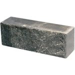 Кирпич облицовочный брусок черный скол скала 250*50*88мм М250кг/см2 полнотелый Судогодский