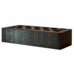Кирпич облицовочный brown diamonds бархат с алмазной посыпкой 250*120*65мм утолщенная стенка 20-22мм М200кг/см2 щелевой Керма Premium