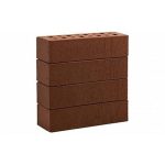 Кирпич клинкерный ЛСР коричневый Кёльн винтаж, M300, 250*85*65 мм