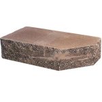 Кирпич облицовочный фигурный Ф-1 терракотовый скол классический 225*100*65мм М250кг/см2 полнотелый Судогодский