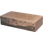 Кирпич облицовочный ложок коричневый скол скала 250*90*65мм М250кг/см2 полнотелый Судогодский