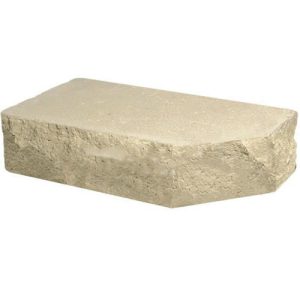 Кирпич облицовочный фигурный Ф-1 слоновая кость скол скала 225*90*65мм М250кг/см2 полнотелый Судогодский