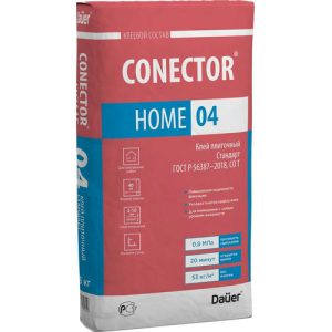 Клей плиточный Dauer Стандарт Conector Home 04 25 кг