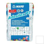 Клей для плитки и камня Mapei Adesilex P7 белый 25 кг