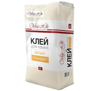 Клей для камня White Hills Стандарт белый 25 кг